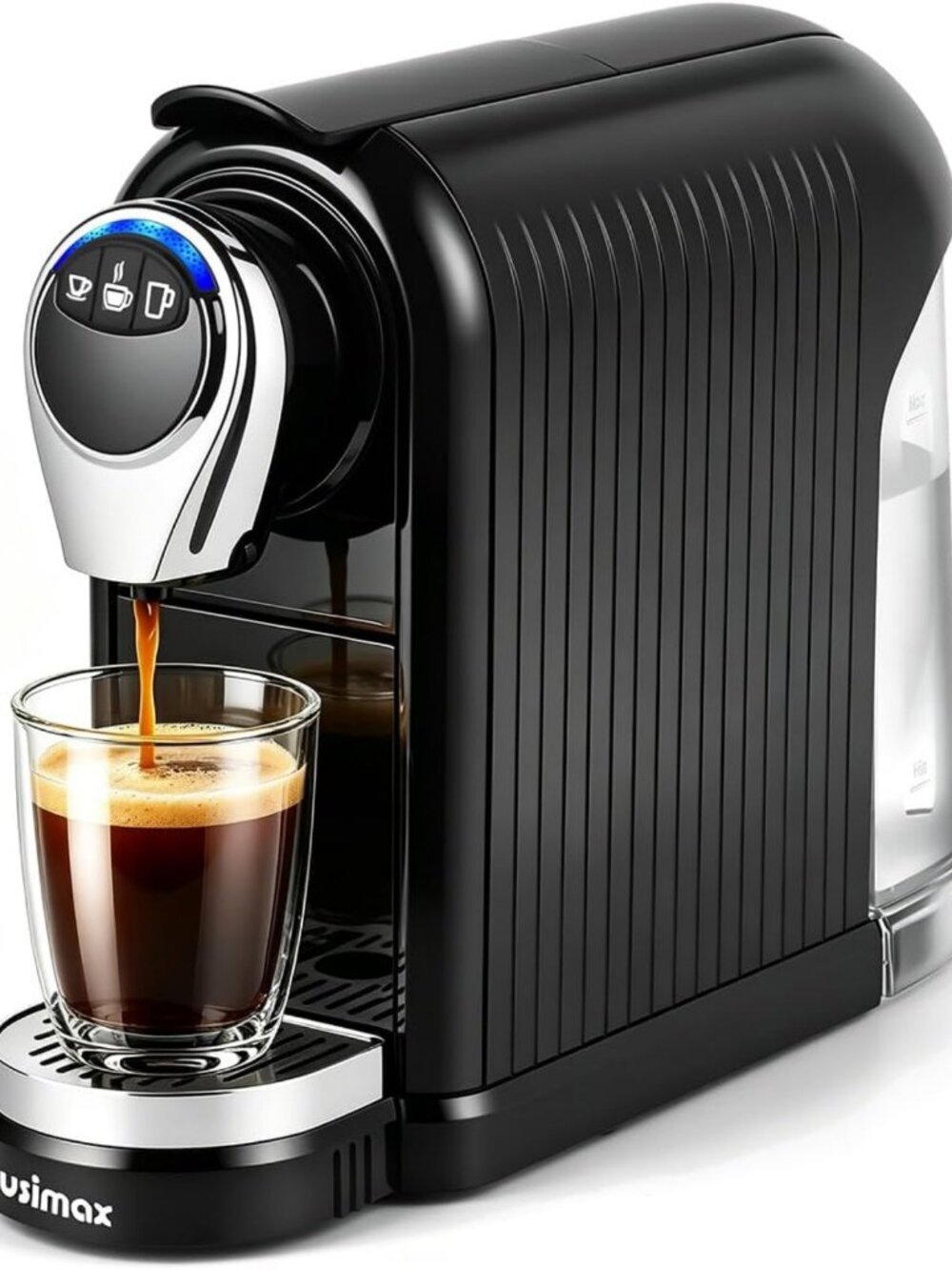 Single Serve Coffee Maker for Nespresso, Compact Espresso Machine, Easy Brew